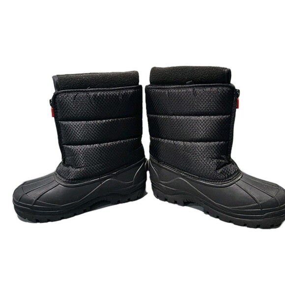 RBX Boys Winter Snowboots Black Size 3M - Picture 3 of 9
